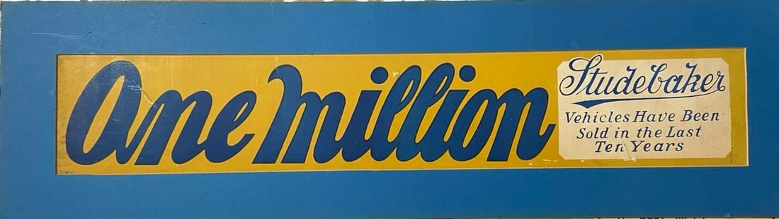 Studebaker One Million Vehicles Have been sold Vintage Poster Matted (1 of 1)