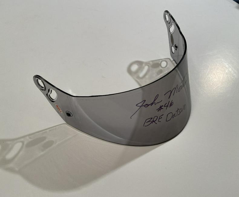 John Morton BRE Datsun Signed Visor - 3