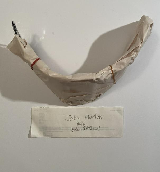 John Morton BRE Datsun Signed Visor - 4