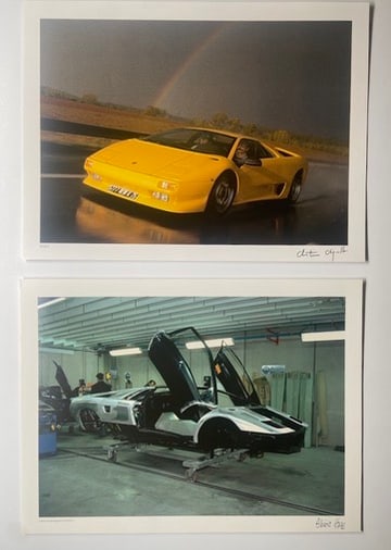 Two Lamborghini Photographic High Quality Prints by French Artist Alberic Haas (1 of 1)