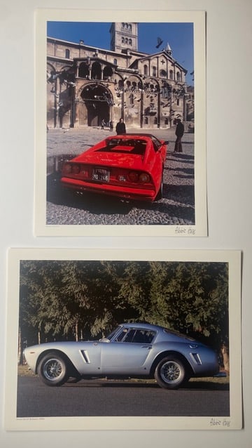 Two Ferrari Photographic High Quality Prints by French Artist Alberic Haas (1 of 1)