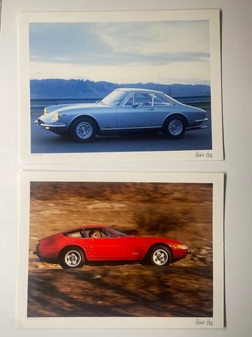 Two Ferrari Photographic High Quality Prints by French Artist Alberic Haas (1 of 1)