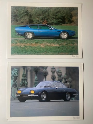 Two Lamborghini Photographic High Quality Prints by French Artist Alberic Haas (1 of 1)