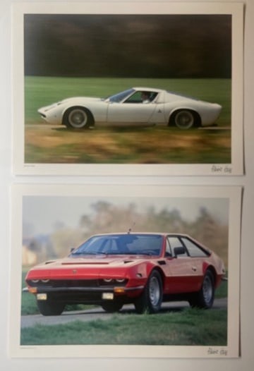 Two Lamborghini Photographic High Quality Prints by French Artist Alberic Haas (1 of 1)