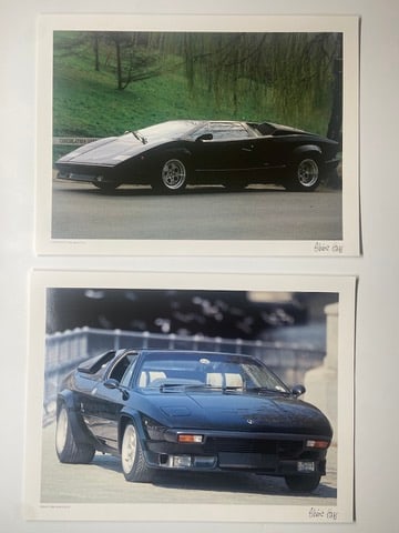 Two Lamborghini Photographic High Quality Prints by French Artist Alberic Haas (1 of 1)
