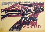 119: Trans Am Monterey  1969 Mustang  Camaro  Poster