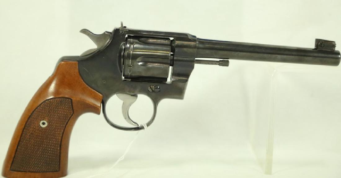 COLT OFFICERS MODEL TARGET: COLT .22 LR OFFICERS MODEL TARGET REVOLVER PISTOL. (USED FIREARM) CALIBER: .22 LR SERIAL NUMBER: 54032