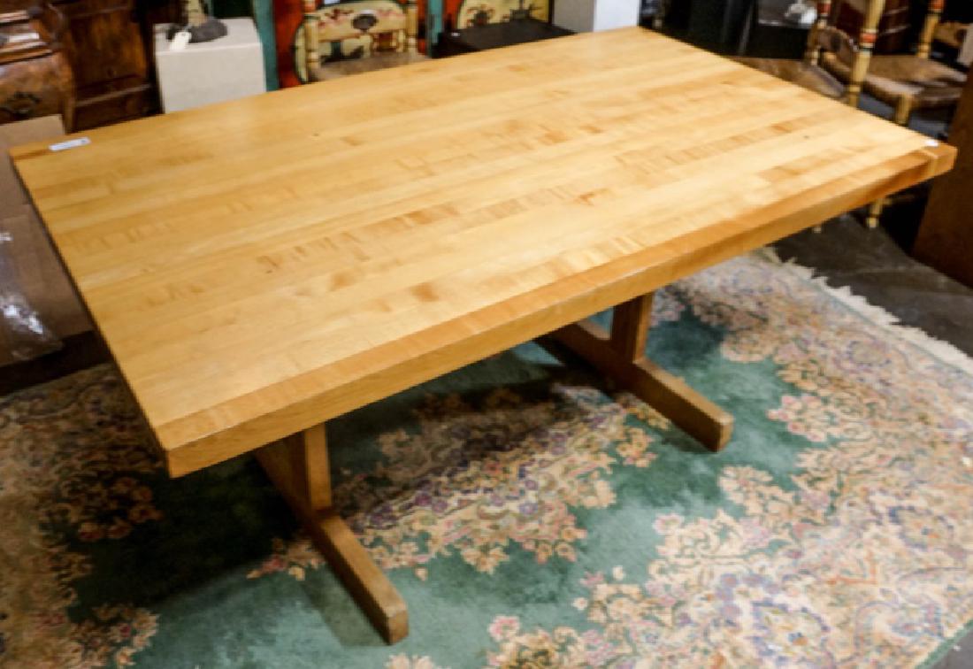 BUTCHERS BLOCK TABLE (1 of 2)