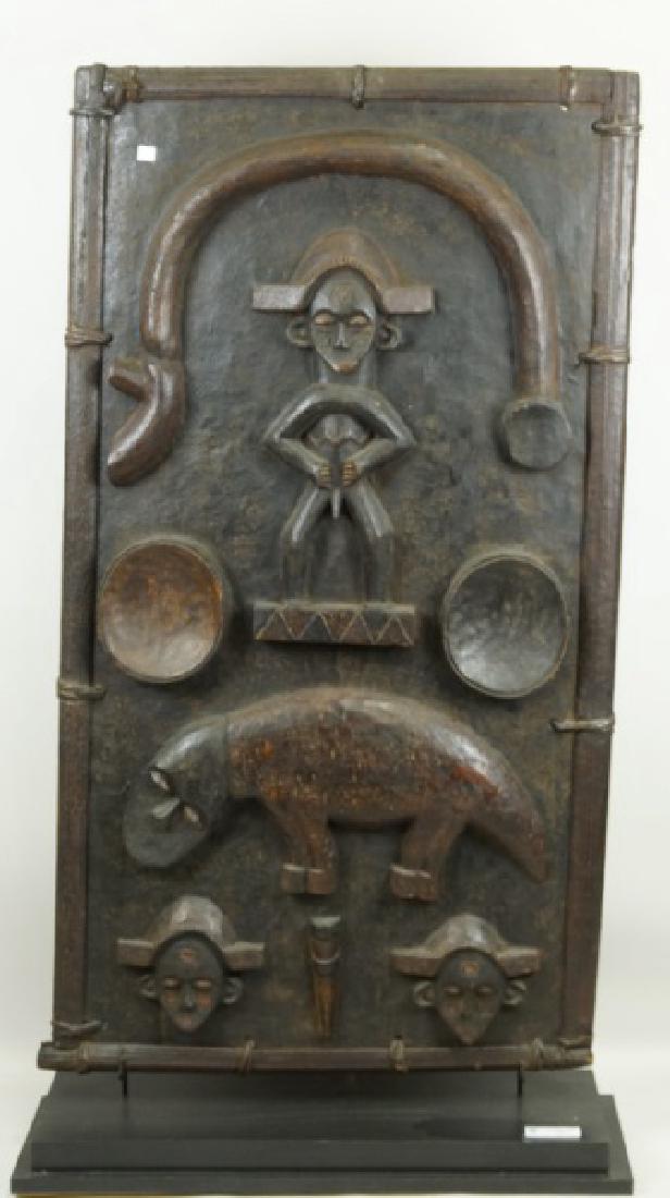 20th CENTURY BAULE PEOPLES IVORY COAST DOOR (1 of 4)
