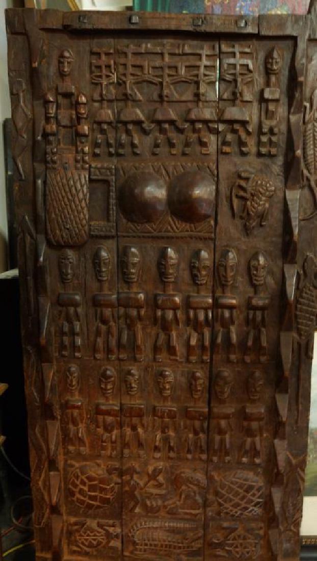 20th CENTURY DOGON BANDIAGARA MALI CARVED DOOR (1 of 2)
