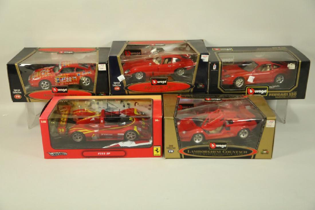 LOT OF 5 BURAGO 1:18 SCALE BURAGO DIECAST CARS (1 of 1)