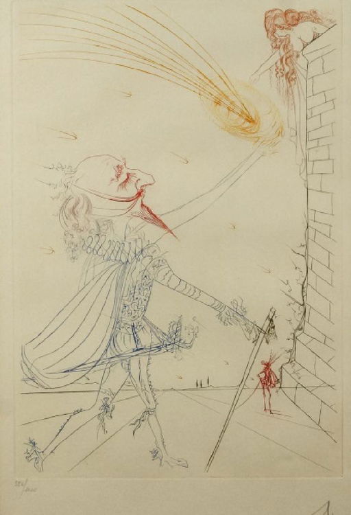 Download SALVADOR DALI COLOR ETCHING "CYRANO DE BERGERAC" - Apr 19 ...
