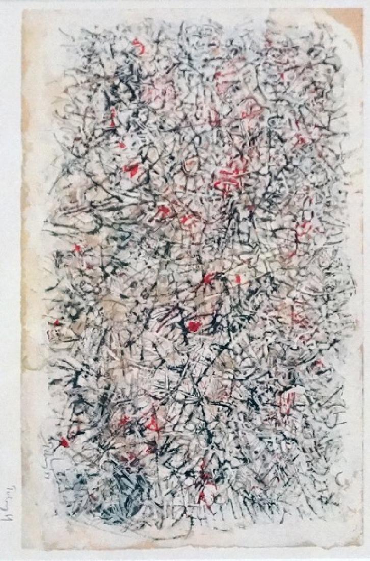 MARK TOBEY LITHOGRAPH "THE SEARCH (RECHERCHE)" (1 of 2)