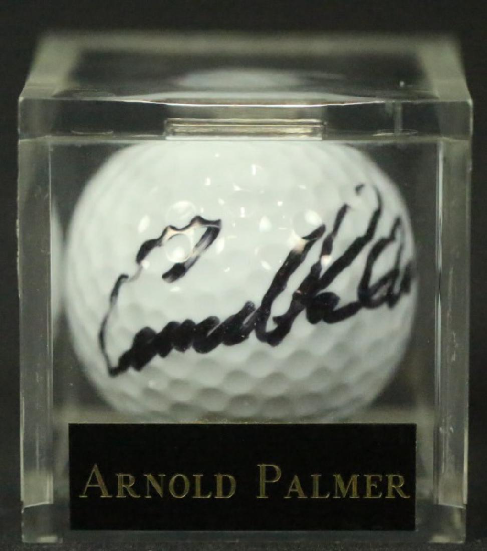 AUTOGRAPHED ARNOLD PALMER GOLF BALL: AUTOGRAPHED ARNOLD PALMER GOLF BALL.