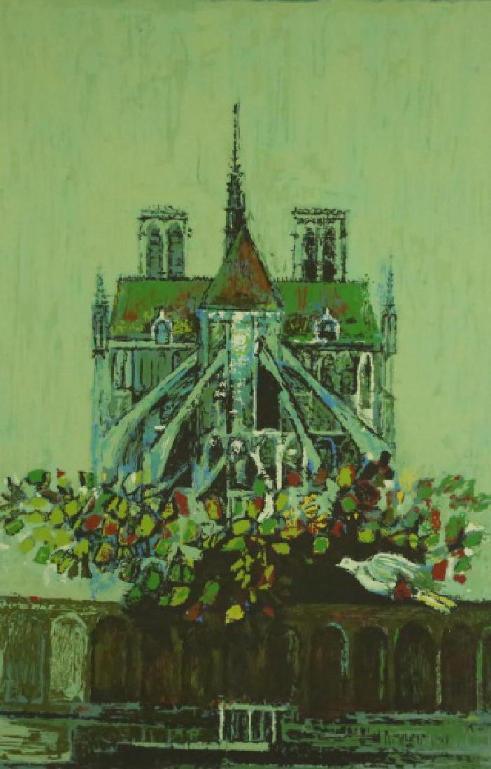 DAVID ADICKES "CATHEDRAL" SIGNED PRINT, #60/300 (1 of 2)