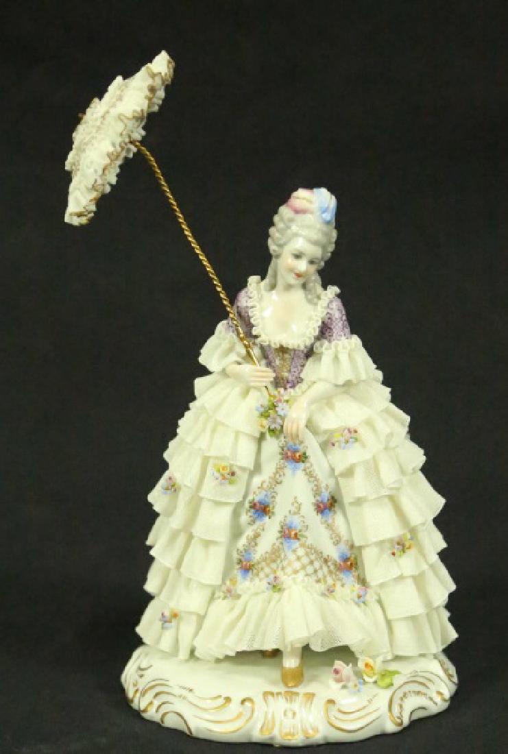 EARLY 20th CENTURY GERMAN PORCELAIN FIGURE (1 of 2)