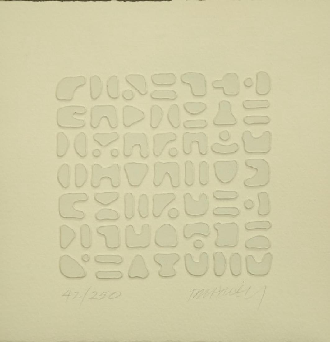 PAUL MAXWELL "COMPOSITION 699" #42/550: PAUL MAXWELL "COMPOSITION 699" #42/250. Height: 21 & 11 1/2 in. by Width: 21 & 11 1/2 in.