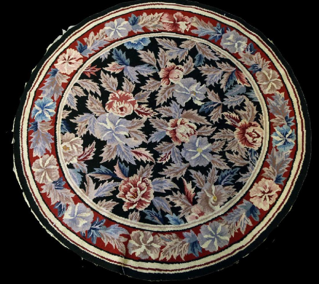 CHINA NEEDLEPOINT RUG (967880): CHINA NEEDLEPOINT RUG (967880) Height: 4' in. by Width: 4'