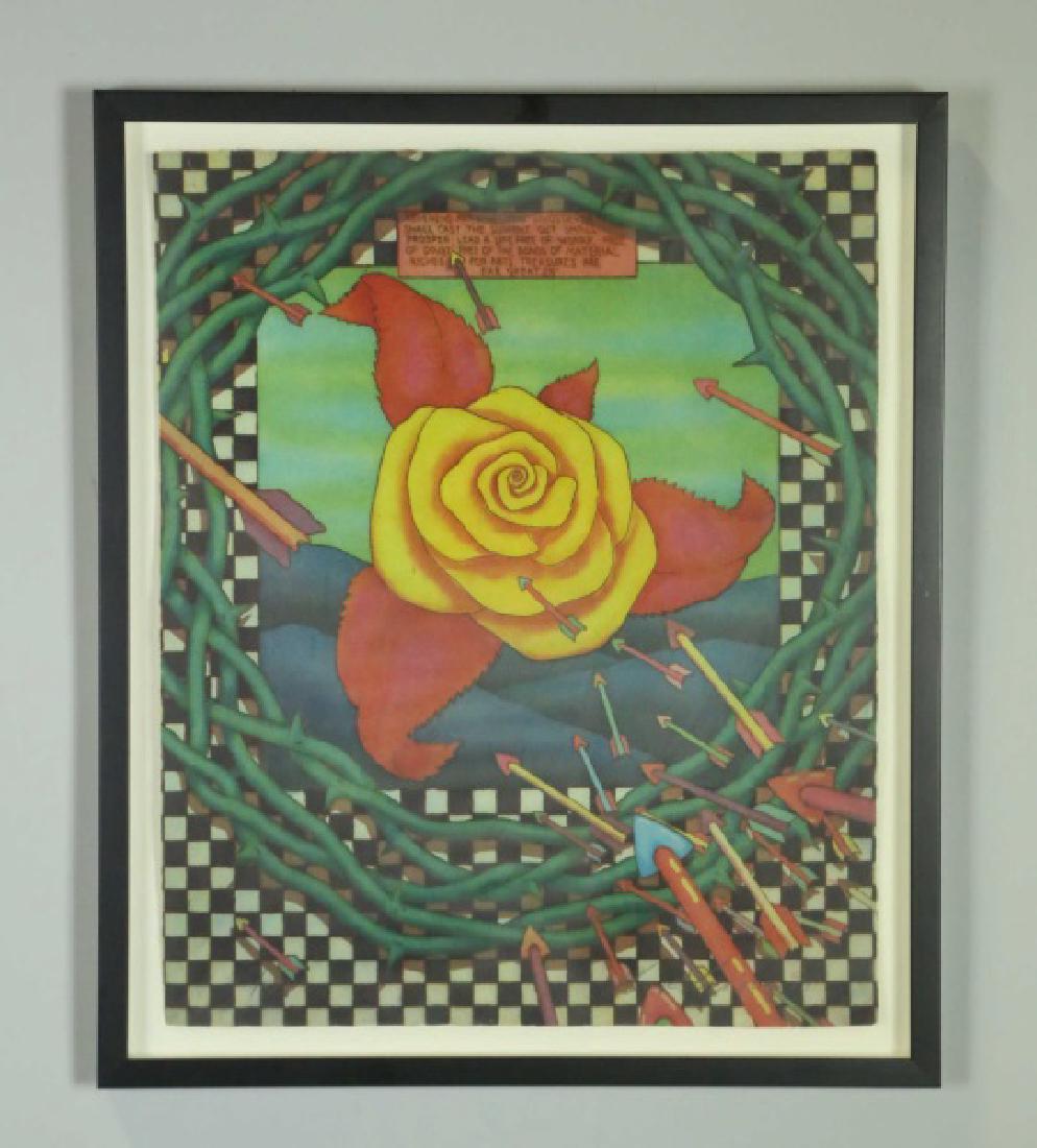 DAN MITCHELL ALLISON SIGNED & NUMBERED PRINT: DAN MITCHELL ALLISON SIGNED & NUMBERED PRINT 15/30. Height: 20 1/2 & 18 in. by Width: 7 1/2 & 14 in.