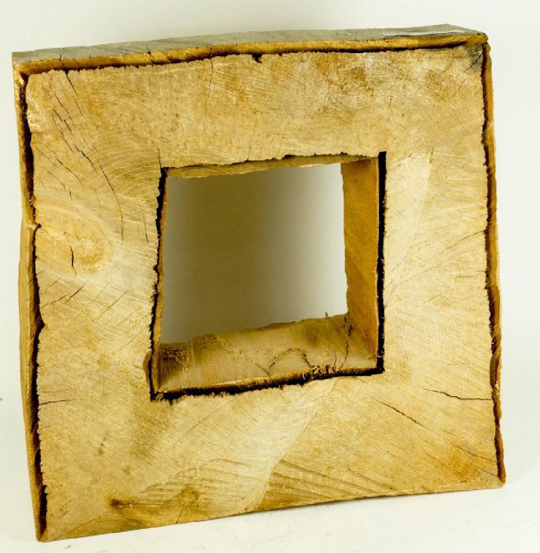 DAVID NASH  "CUT CORNERS" WOOD CARVED SCULPTURE (1 of 3)