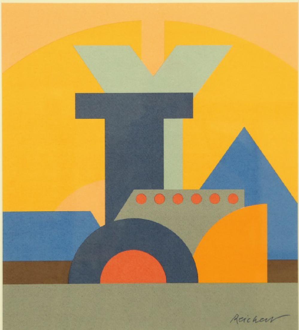 JOSUA REICHEN "UNTITLED" ABSTRACT PRINT (1 of 3)