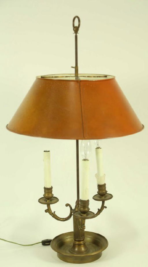 Antique Bouillotte Lamp With Tole Shade Dec 06 2018