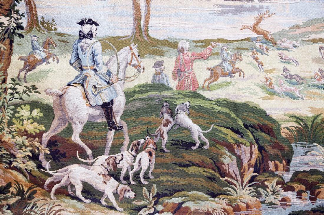 NEEDLEPOINT TAPESTRY: NEEDLEPOINT TAPESTRY. Height: 86 in. by Width: 52 in.