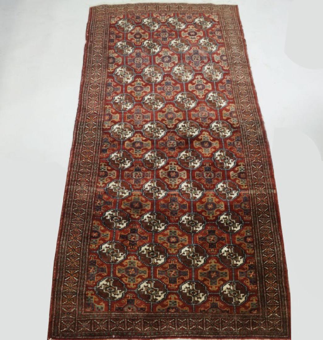 ANTIQUE HAND KNOTTED PERSIAN MALAYER RUNNER (1 of 4)