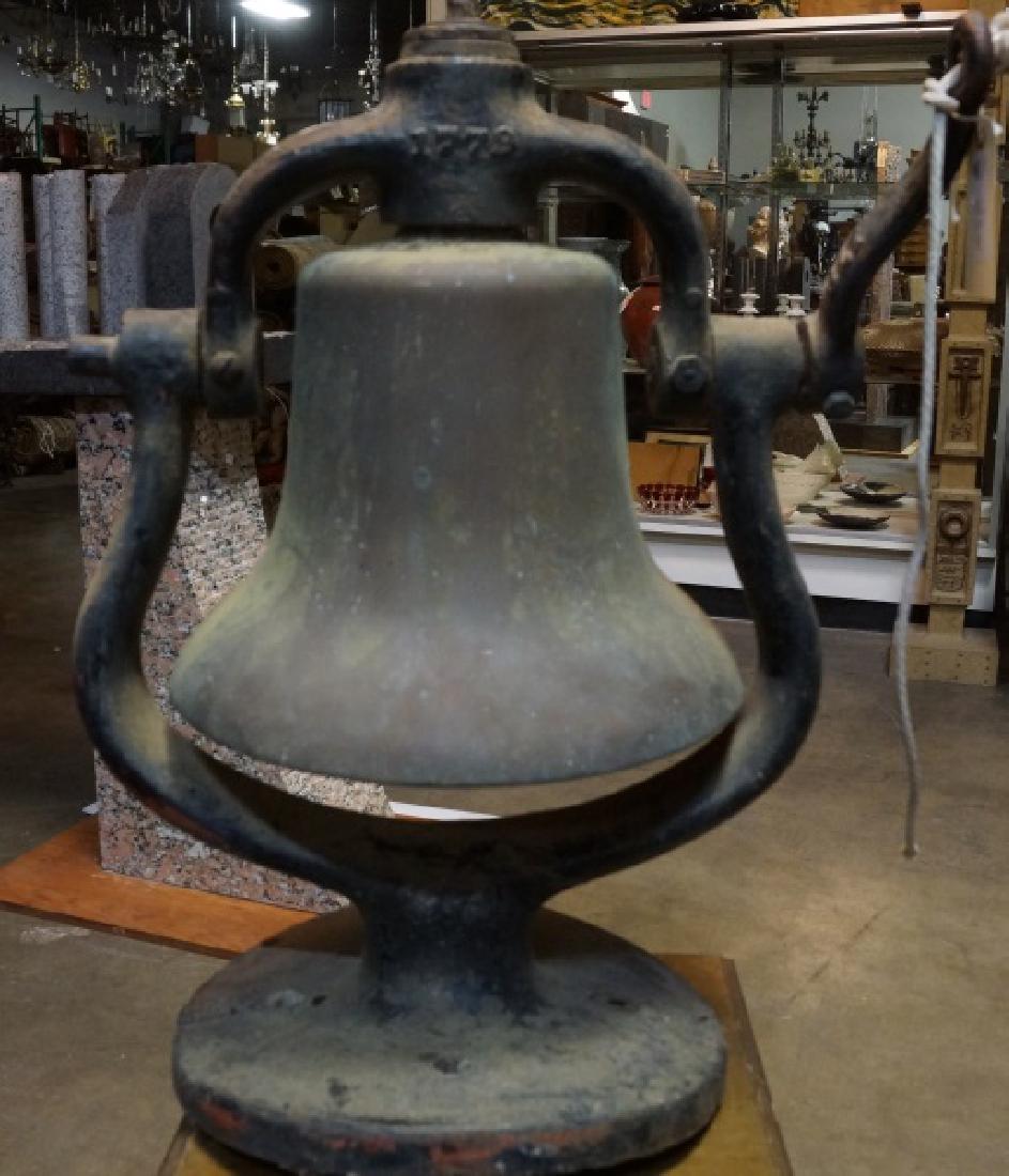 CIRCA 1779 CAST IRON CHURCH BELL