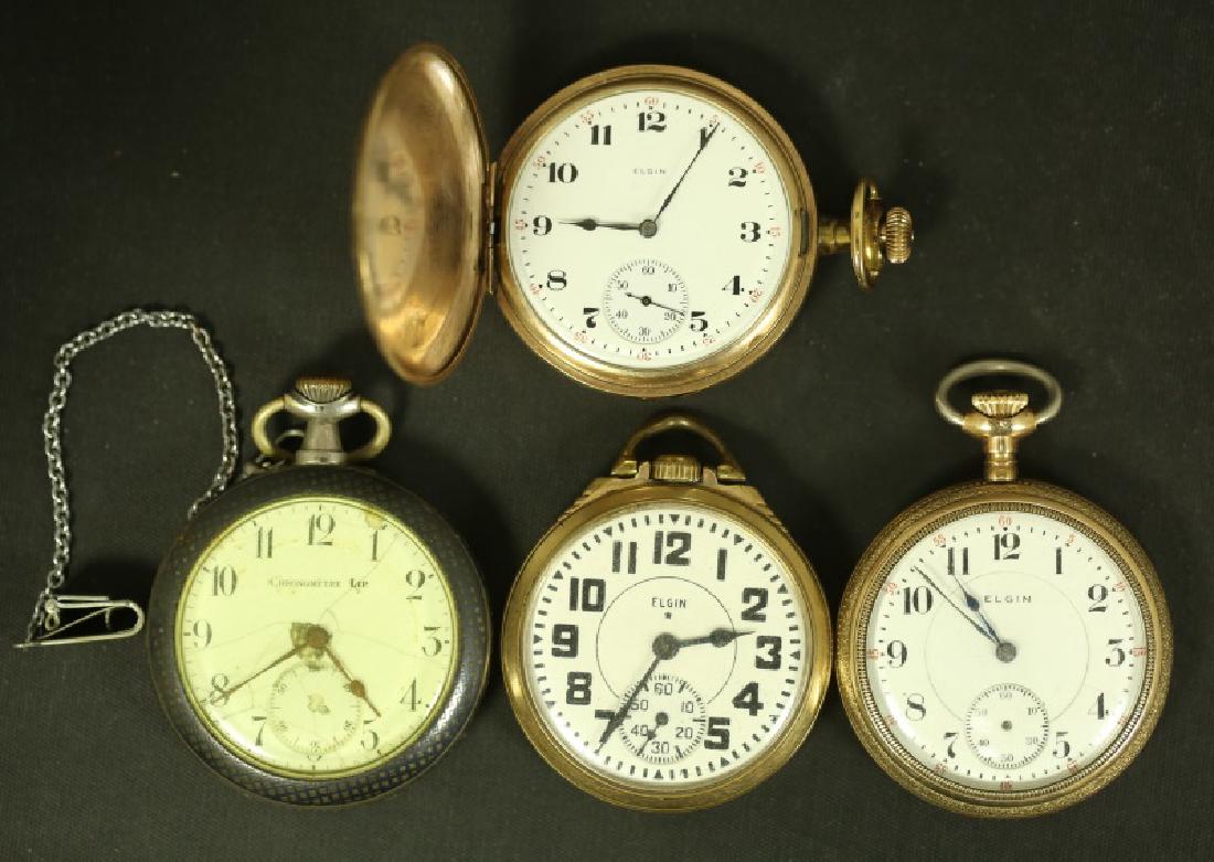 A SET OF FOUR POCKET WATCHES (1 of 2)