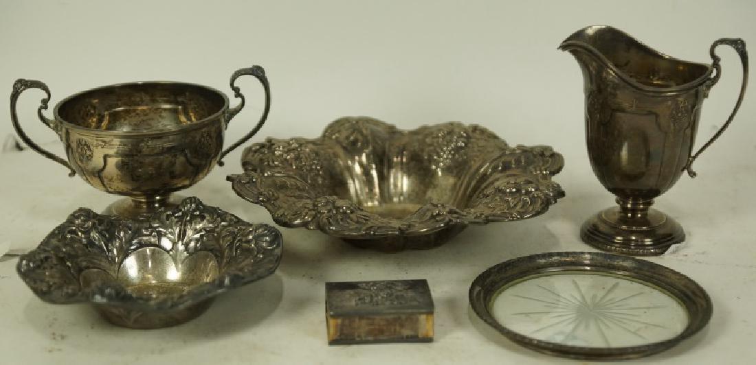 MIXED LOT OF SIX STERLING SILVER PIECES (1 of 2)