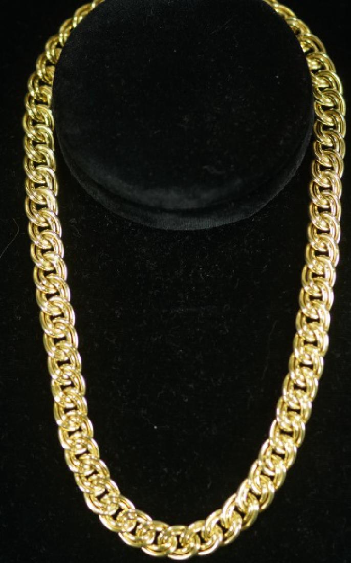 "14KT UNOAERRE-ITALY" YELLOW GOLD NECKLACE (1 of 2)