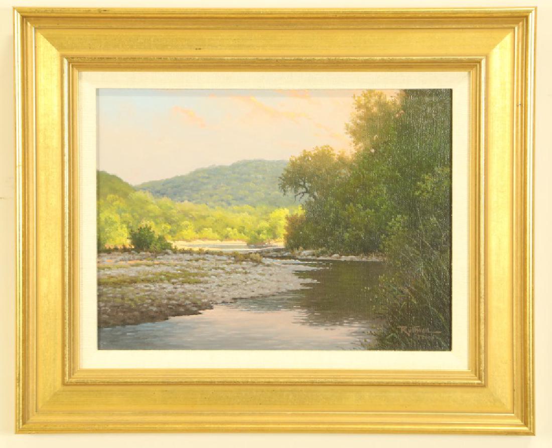 JERRY RUTHVEN "SABINAL SHADOWS" OIL ON CANVAS (1 of 2)