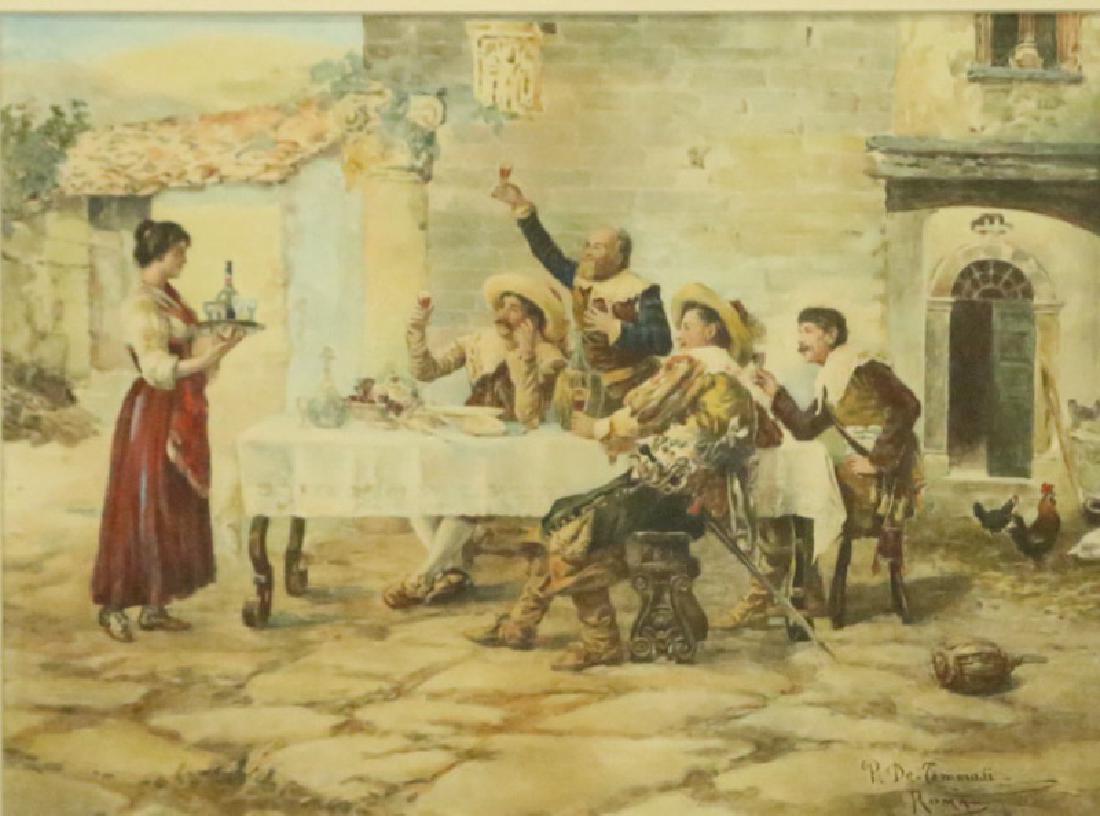 PUBLIO DI TOMMASI "ITALIAN GENRE SCENE" (1 of 3)