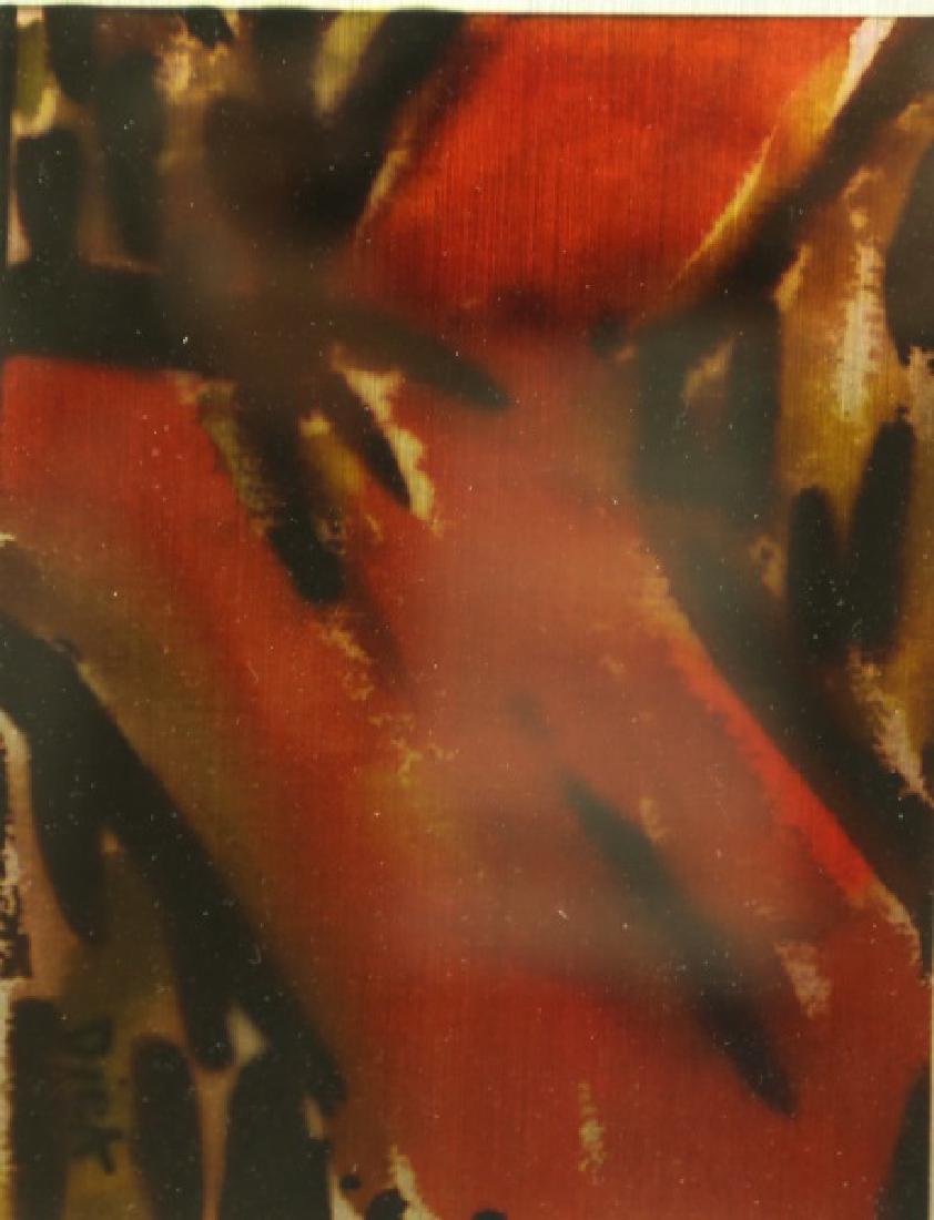 RICHARD "DICK" WRAY SILKSCREEN ON METAL: RICHARD "DICK" WRAY (AMERICAN 1933-2011) SILKSCREEN ON METAL. ARTWORK. Height: 20 & 6 1/2 in. by Width: 12 & 5 1/2 in.