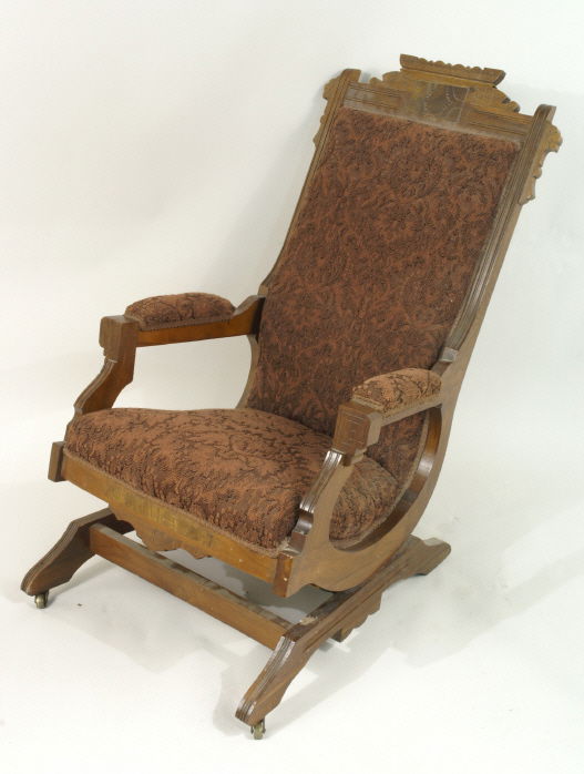 233 Eastlake Victorian platform rocker