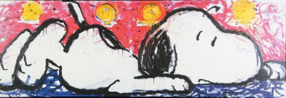 TOM EVERHART "NO WAY OUT" GICLEE: TOM EVERHART "NO WAY OUT" GICLEE. Height: 14 & 12 in. by Width: 36 1/2 & 34 1/2 in.