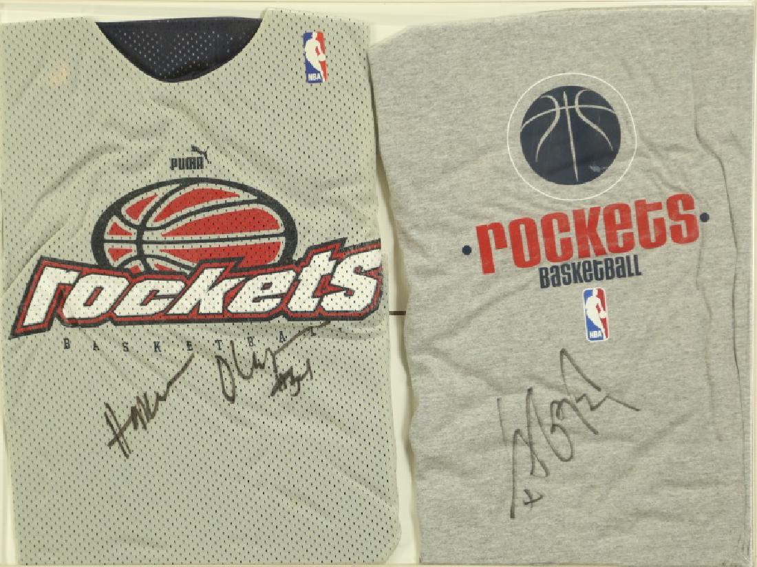 SIGNED ROCKETS T-SHIRTS: SIGNED ROCKETS T-SHIRTS. Height: 18 1/2 in. by Width: 24 in.