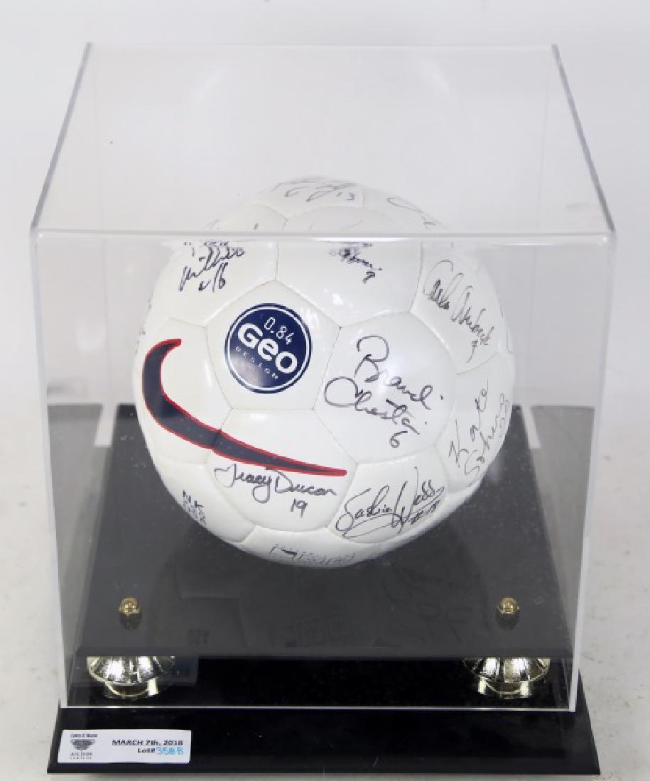 AUTOGRAPHED SOCCER BALL: AUTOGRAPHED SOCCER BALL