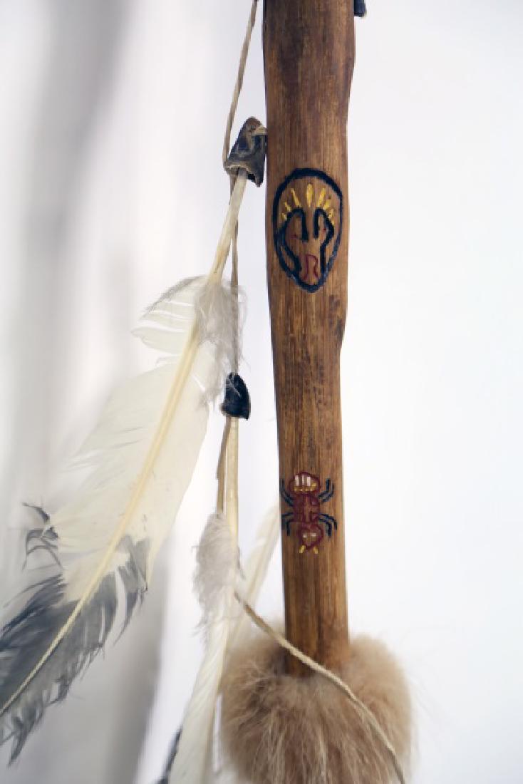 NATIVE AMERICAN SPIRIT POLE: NATIVE AMERICAN SPIRIT POLE Height: 79 in. by Width: 16 in. by Depth: 8 in.