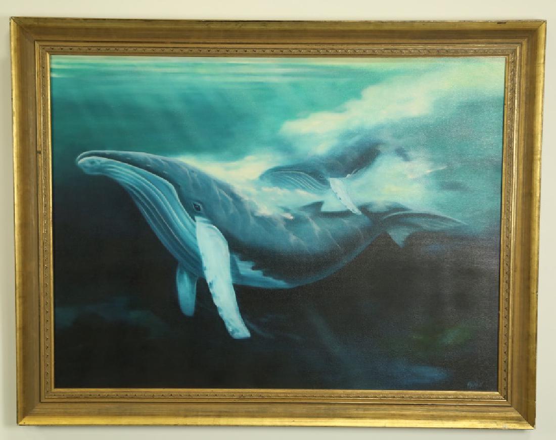 KREMEN WHALE OIL ON CANVAS: KREMEN WHALE OIL ON CANVAS.