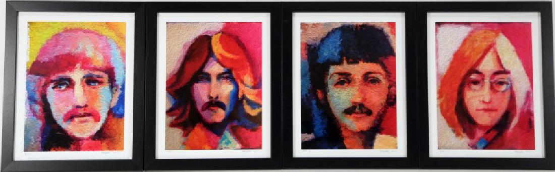 DAVID ADICKES ARTIST PROOF "THE BEATLES": DAVID ADICKES ARTIST PROOF "THE BEATLES". Height: 16 in. by Width: 13 in.