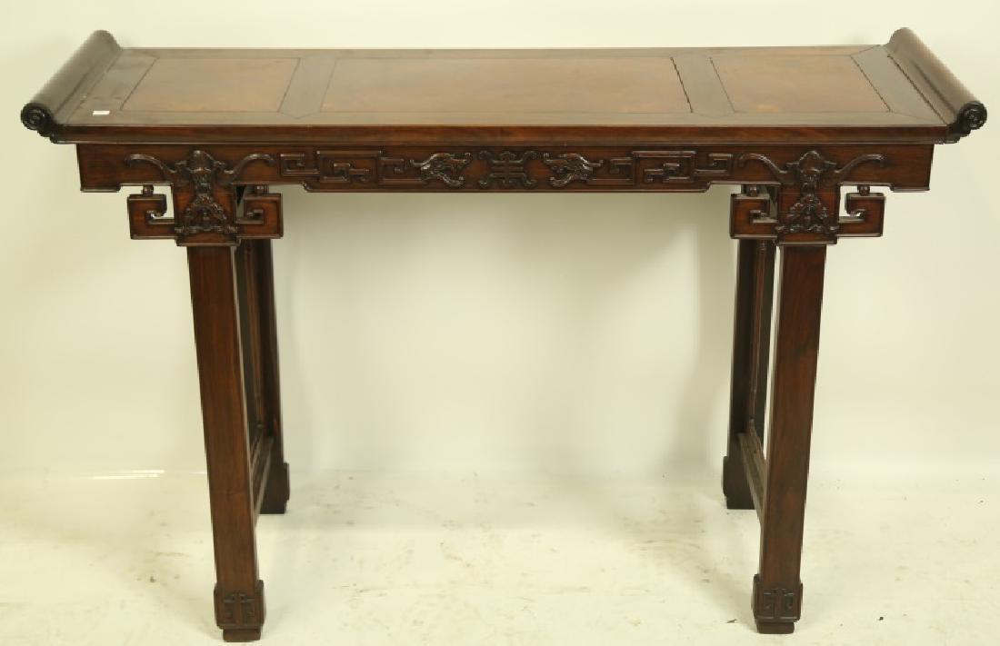 19th CENTURY ROSEWOOD ALTAR TABLE (1 of 4)