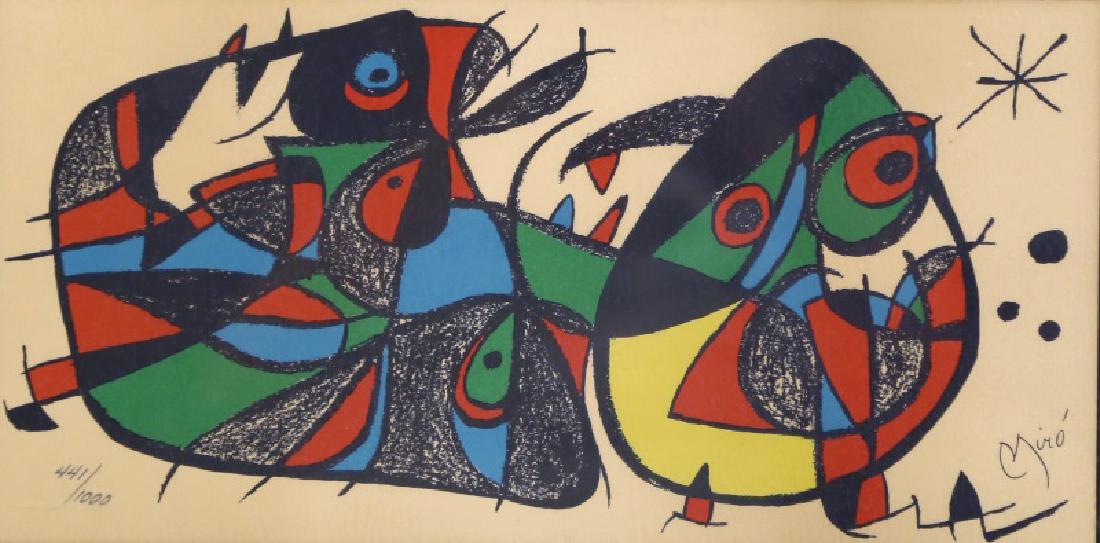JOAN MIRO "MIRO ESCULTOR, ITALY" LITHOGRAPH (1 of 4)