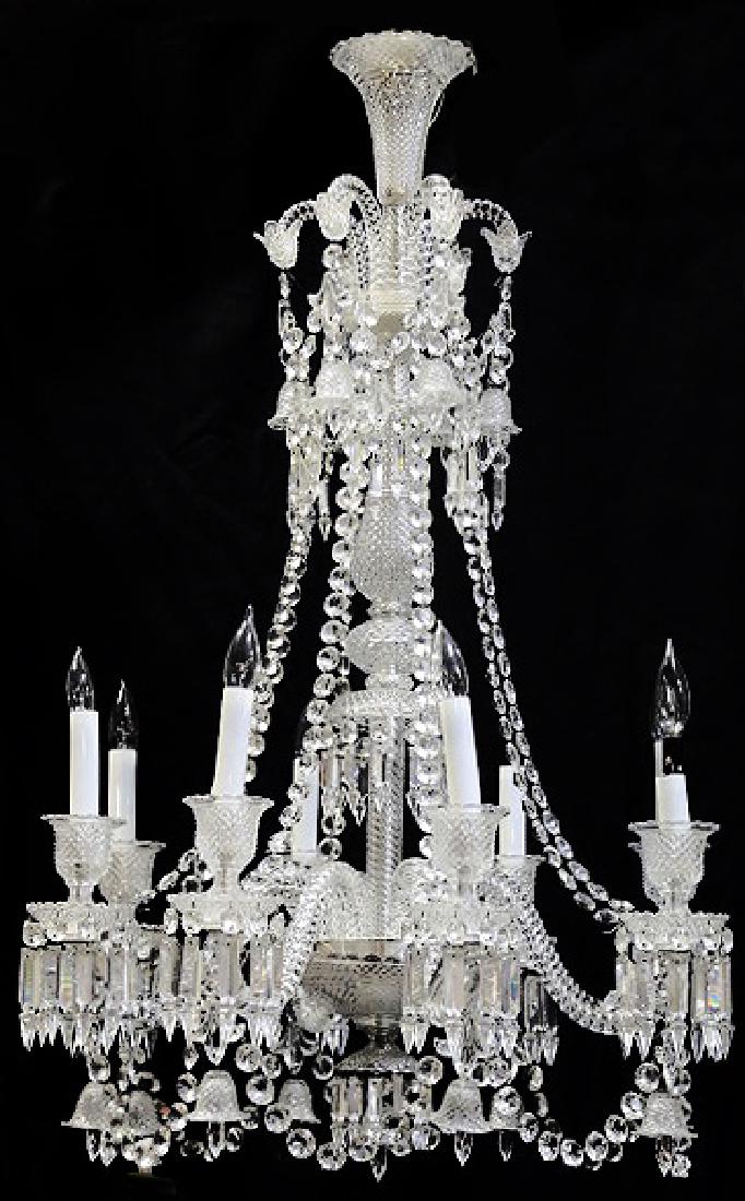 BACCARAT CRYSTAL EIGHT-LIGHT CHANDELIER (1 of 3)