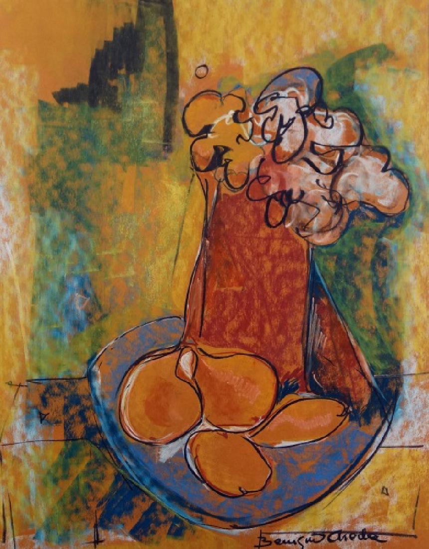 BENIGNO AREDA "PLAYERS III" MIXED MEDIA, 1985 (1 of 3)