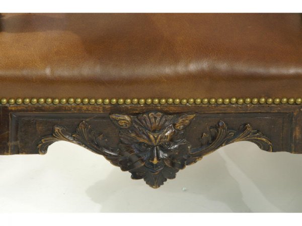 Pair of French carved arm chairs circa 1790. Size: - 2