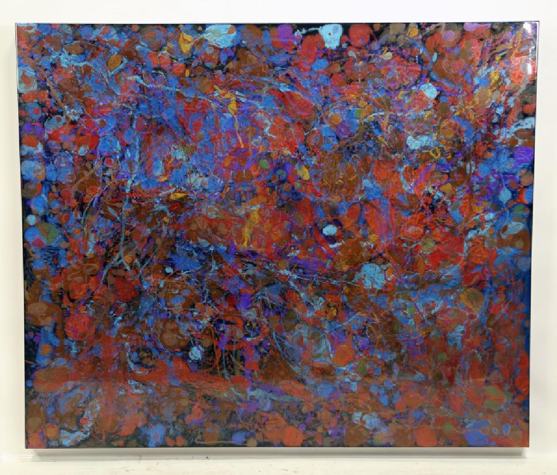 WILLIAM LOYD "UNTITLED" MIXED MEDIA ON CANVAS (1 of 3)