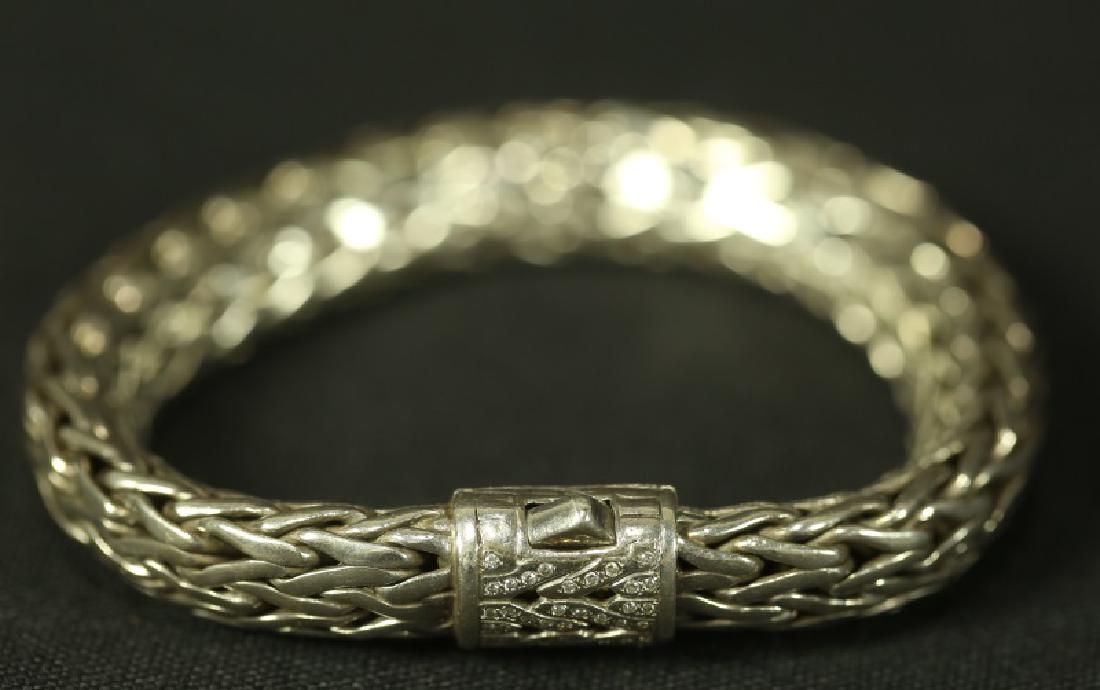 JOHN HARDY STERLING SILVER ROPETWIST BRACELET (1 of 2)