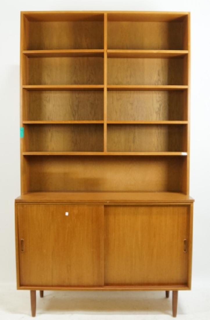 PAIR OF DANISH MODERN BOOKCASE CABINETS (1 of 2)